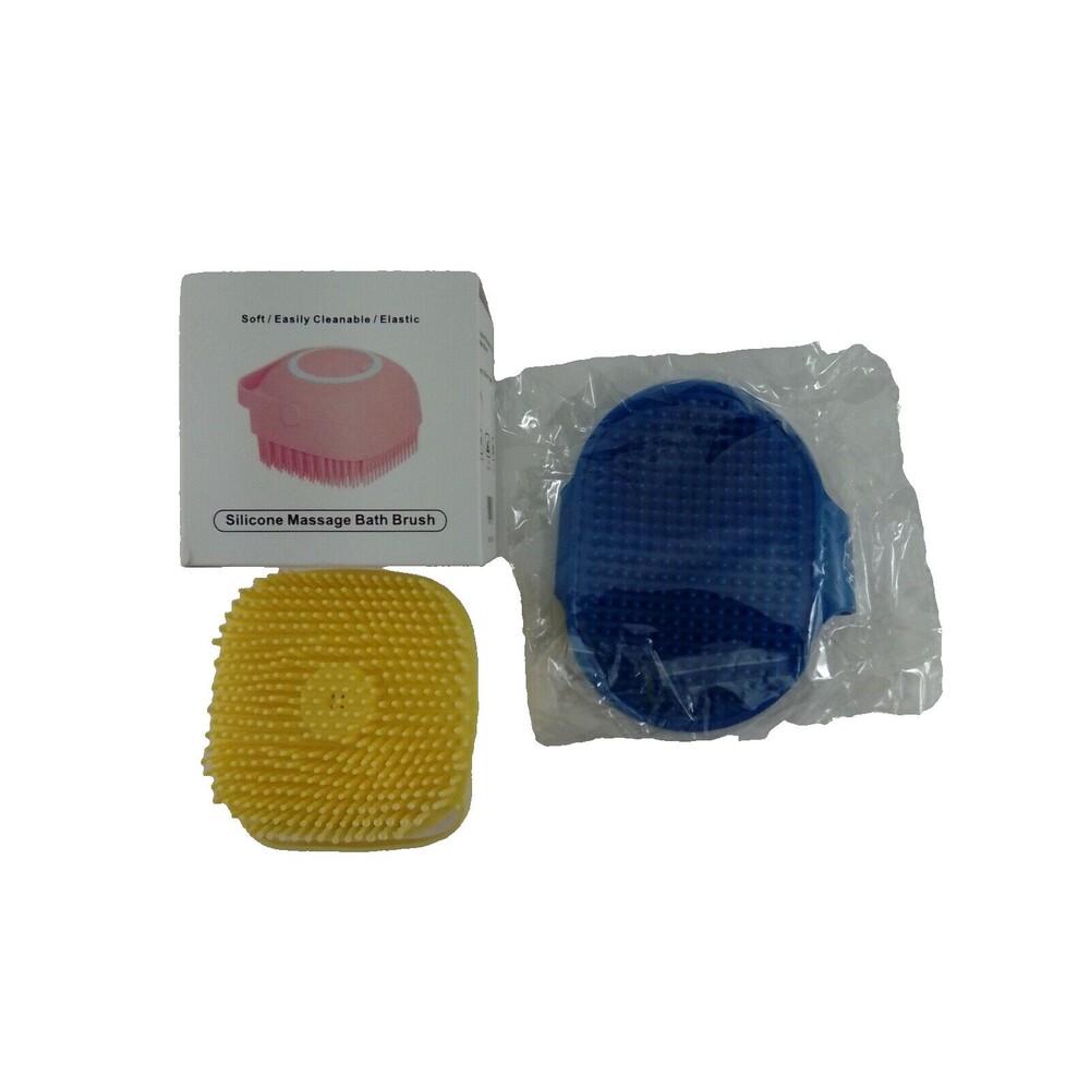 JA Best Products 2Pc. Dog & Cats Silicone Brushes